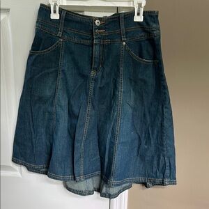 Gloria Vanderbilt Blue Denim Skirt